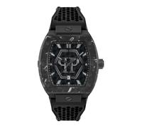 Philipp Plein, ,Accessories ,Uomo ,Nero ,ONE SIZE Hexagon Phantom Herenhorloge
