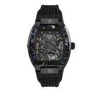 Philipp Plein Uomo Orologio Automatico $ Keleton Nero PWBAA0221 Silicone