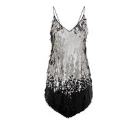 Philipp Plein - Backless Mini Dress Paillettes - - Dresses - Donna - Nero - L