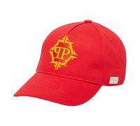 Philipp Plein - Baseball Cap Hexagon - - Accessories - unisex - Rosso - ONE SIZE