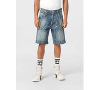 PHILIPP PLEIN Bermuda in denim di cotone con design a cinque tasche 34 Denim