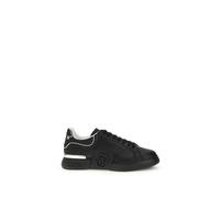 Philipp Plein Black Calf Leather Bos Taurus Athletic Sneakers - EU42/US9