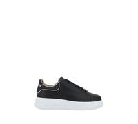 Philipp Plein Black Calf Leather Bos Taurus Low Top Sneakers - EU43/US10