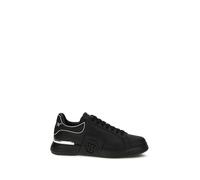 Philipp Plein Black Calf Leather Bos Taurus Low Top Sneakers - EU43/US10