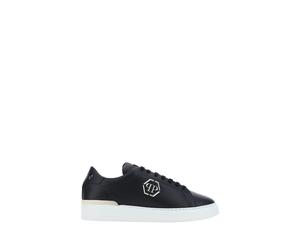 Philipp Plein Black Calf Leather Bos Taurus Low Top Sneakers - EU43/US10