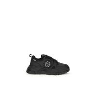 Philipp Plein Black Polyester Athletic Sneakers - EU45/US12