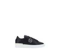 Philipp Plein Black Leather Low Top Sneakers - EU44/US11