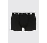 PHILIPP PLEIN Boxer in cotone stretch con logo L Nero