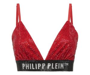Philipp Plein - Bra Full Strass - - Underwear - Donna - Rosso - L