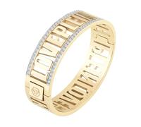 Philipp Plein - Bracciale da Donna Bracciale in Acciaio Inossidabile IP Oro Lettering - - Accessories - Donna - Giallo - ONE SIZE