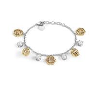 Philipp Plein - Bracciale Skull Bicolor in Acciaio Inox - - Accessories - Donna - Multicolore - ONE SIZE