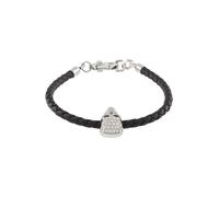 Philipp Plein Braccialetto nero / argento / trasparente Uomo - Accessori - Gioielli - Braccialetti Philipp Plein One Size