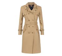 Philipp Plein - Canvas Trench Coat Studs - - Coats - Donna - Beige - S