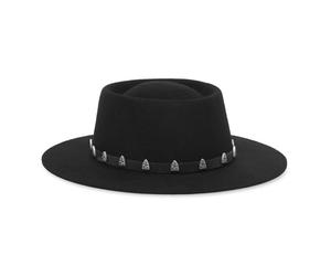 Philipp Plein - Cappello con Borchie e Cinturino in Pelle - - Accessories - unisex - Nero - ONE SIZE