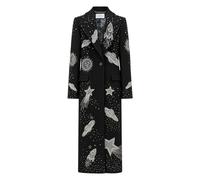 Philipp Plein - Cappotto Lungo Monopetto Space Zodiac - - Coats - Donna - Nero - M