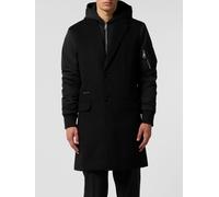 Philipp Plein - Single Breast Hooded Coat - - Coats - Uomo - Nero - M
