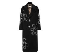 Philipp Plein - Cappotto oversize Castoni Teddy Bear in panno di lana - - Coats - Donna - Nero - L