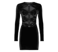 Philipp Plein - Chenille Midi Dress - - Dresses - Donna - Nero - XL