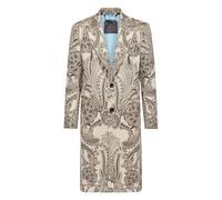 Philipp Plein - Coat Long Paisley - - Coats - Uomo - Beige - 2XL