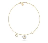 Philipp Plein Donna Collana Acciaio Inossidabile Oro Rocked Cuore PJZEA05NU