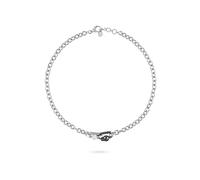 Philipp Plein Collana da uomo in acciaio inox argento Gun Plein Edge PJPEA20NU