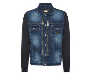 Philipp Plein - Composed Denim Zip Jacket College - - Jackets - Uomo - Blu - 2XL