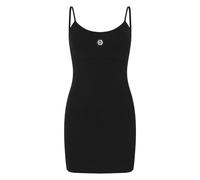 Philipp Plein - Cotton Rib Short Tank Dress Crystal Hexagon - - Dresses - Donna - Nero - L