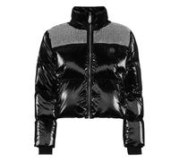 Philipp Plein - Crystal Nylon Puffer Jacket - - Jackets - Donna - Nero - S