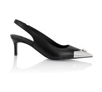 Philipp Plein - Décolleté Slingback con Strass a Teschio - - Shoes - Donna - Nero - 36 EU