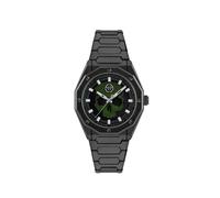 Philipp Plein Orologio analogico al quarzo Plein Deluxe da uomo, in acciaio inox, Nero