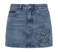 Philipp Plein - Denim Mini Skirt - - Skirts - Donna - Blu - S