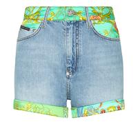 Philipp Plein - Denim Shorts New Baroque - - Shorts - Donna - Blu - W27