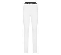 Philipp Plein - Denim Super High Waist Legging - - Trousers - Donna - Bianco - W30