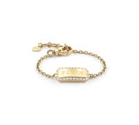 Philipp Plein Donna Bracciale Acciaio Inox IP Oro Medaglietta per Cane PJQEA09BU