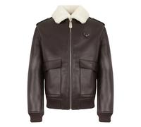 Philipp Plein - Eco Shearling Aviator Jacket - - Jackets - Uomo - Marrone - 4XL