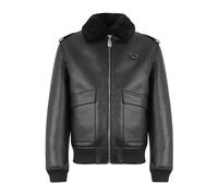 Philipp Plein - Eco Shearling Aviator Jacket - - Jackets - Uomo - Nero - XL