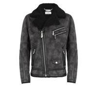 Philipp Plein - Eco Shearling Jacket - - Jackets - Uomo - Nero - 4XL
