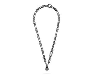 Philipp Plein - Edge Cable Chain Necklace - - Accessories - Uomo - Grigio - ONE SIZE