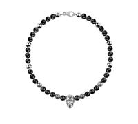 Philipp Plein - Elite Onyx Beads Necklace - - Accessories - Uomo - Nero - ONE SIZE