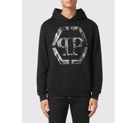 Philipp Plein - Hooded Sweatshirt Hexagon - - Sweatshirts & Hoodies - Uomo - Nero - 2XL