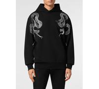 Philipp Plein - Crystal Snake Hoodie - - Sweatshirts & Hoodies - Uomo - Nero - L