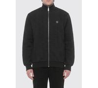 PHILIPP PLEIN Felpa con zip in misto cotone monogram M Nero