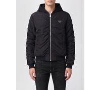 PHILIPP PLEIN Giacca a vento in poliestere con cappuccio e chiusura a zip 3XL Nero