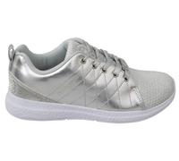 Philipp Plein Gisella Silver Polyester Sneakers Shoes - EU37/US6.5