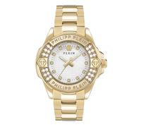 Philipp Plein Gold Stainless Steel Dress Watch