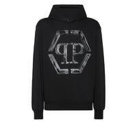 Philipp Plein - Hooded Sweatshirt Hexagon - - Sweatshirts & Hoodies - Uomo - Nero - XL
