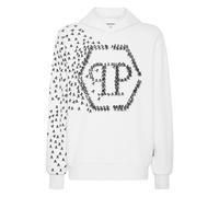 Philipp Plein - Hooded Sweatshirt Skull&Bones - -Sweatshirts & Hoodies -Uomo -Bianco -2XL
