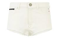 Philipp Plein - Hot Pants Basic - - Shorts - Donna - Bianco - W28