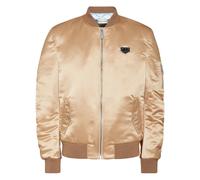 Philipp Plein, ,Jackets ,Uomo ,Beige ,M Satin Top Gun Bomber LS