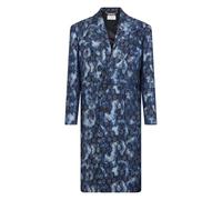 Philipp Plein - Jacquard Denim Coat Monogram - - Coats - Uomo - Blu - 3XL